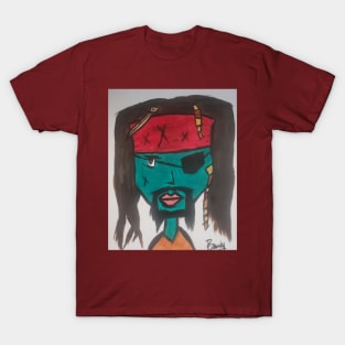 Blue Face Pirate T-Shirt